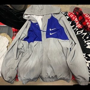MEN'S NIKE DOUBLE SWOOSH WOVEN HOODED JACKET